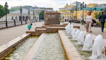 В центре Москвы капитально отремонтировали фонтан &laquo;Каскад&raquo;