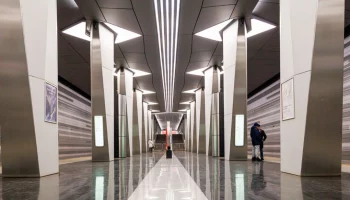 Во втором вестибюле станции &laquo;Авиамоторная&raquo; БКЛ установили эскалаторы и лифты