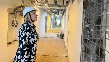 Наталия Метлина проинспектировала ход ремонта Диагностического клинического центра №1