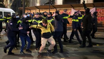 МВД Грузии задержало 16 человек при разгоне митинга в Тбилиси