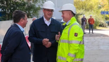 Председатель Мосгордумы Шапошников осмотрел ход строительства новой школы в Свиблове