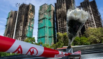 Число погибших при пожаре в жилом комплексе в Гонконге достигло 128