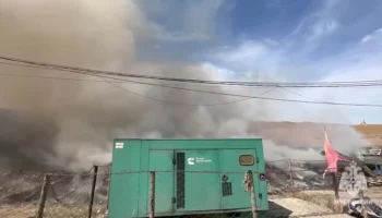 Площадь пожара на мусорном полигоне в Ростове-на-Дону выросла до 2 тыс "квадратов"