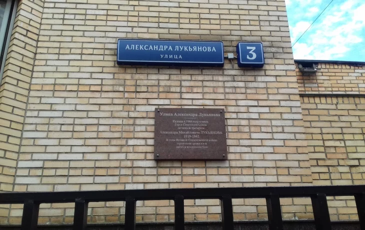 Александра Лукьянова улица
