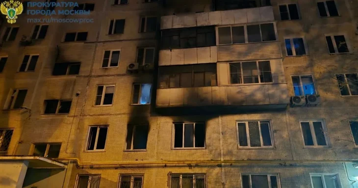 Пожар в жилом доме на востоке Москвы унес жизнь женщины Пожар в жилом доме на востоке Москвы унес жизнь женщины