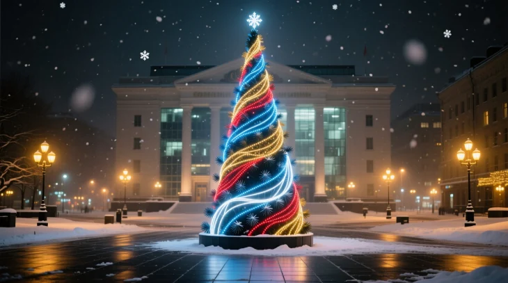 Новогодние елки и украшения: надежный выбор для публичных пространств