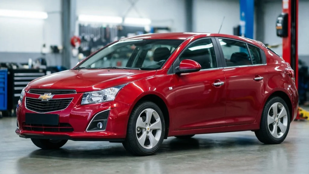 Chevrolet Cruze после ремонта в автотехцентре