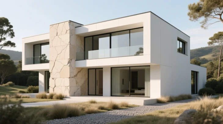 Отделка фасада натуральным камнем — выбор на века