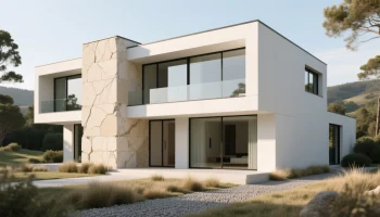 Отделка фасада натуральным камнем — выбор на века