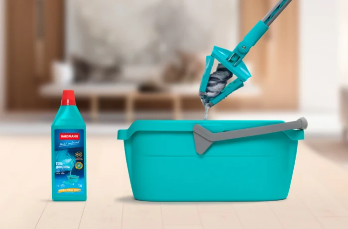 Швабра с отжимом для беременных Hausmann