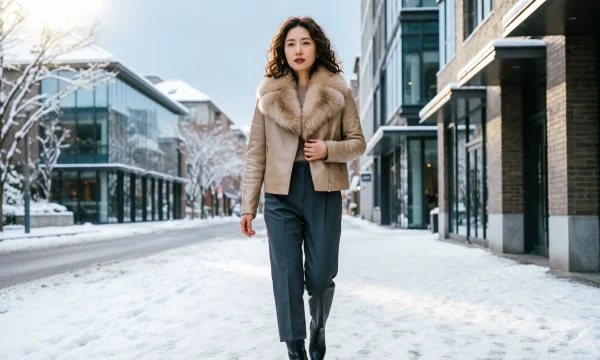 Женские короткие дубленки: практичность и стиль в одном изделии