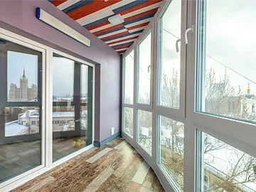 теплое остекление балконов