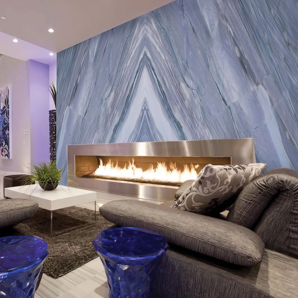 Натуральный кварцит на стенах коттеджей и загородных домов в Московской области и Москве