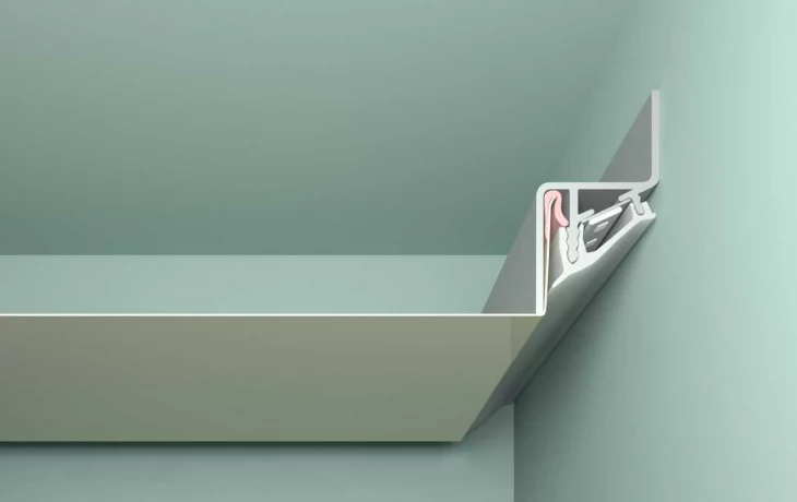 Теневой профиль для натяжных потолков: инновационное решение в современном интерьере Теневой профиль для натяжных потолков: инновационное решение в современном интерьере